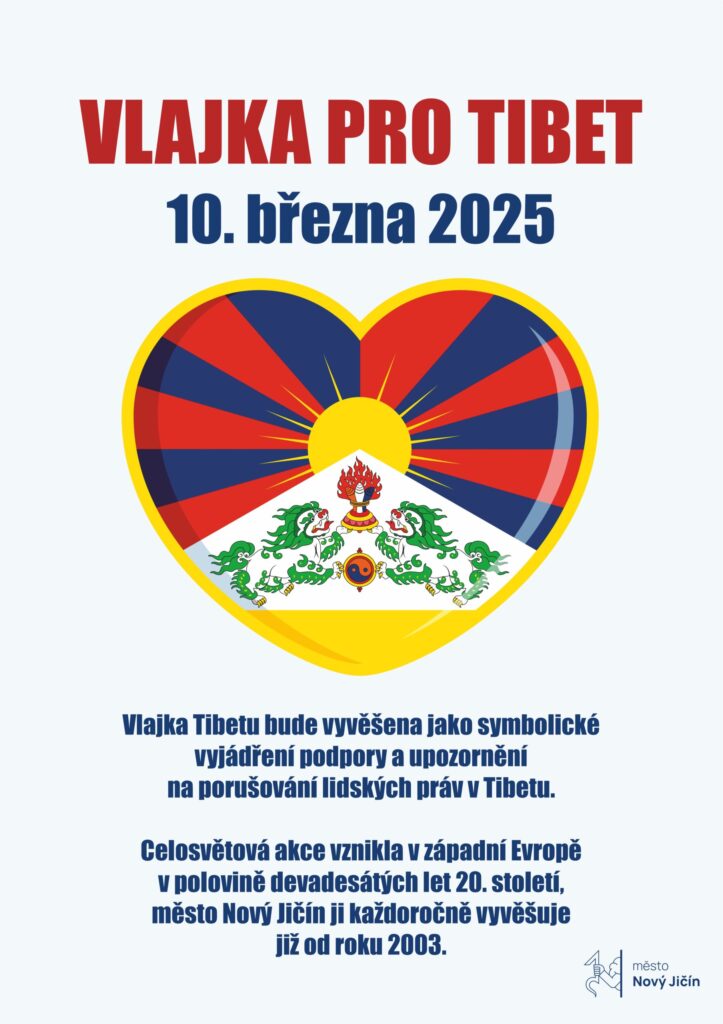 plakát ke kampani Vlajka pro Tibet